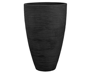 Dehner Vase Vino en Plastique - 40 cm x 60 cm (Diamètre x Hauteur) - Anthracite