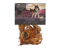 Dehner Wild Nature Friandise pour Chien 100% Naturelle Friandises à mâcher pour Chiens Adultes et sensibles Convient à la Barbe Oreilles d'agneau 200 g