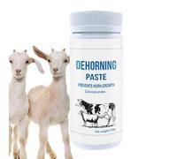 Dehorning Paste for Goats, Dehorner for Vaches Paste Tool Supplies, Soft and Natural Prevention Cream for Bovins, Sheep, Farming, Livestock