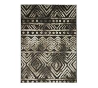 Thedecofactory Dehors-Dedans Afrika - Tapis pour intérieur-extérieur Noir et Brun 120x170