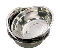 Dehouse Lot de 4 bols de service de cuisine, bol à mélanger en métal en acier inoxydable