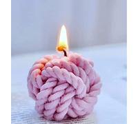 DEHUA GarnBall Moule à bougie DIY en silicone - 3D - Boule de laine - Moule en silicone - Moule en résine - Moule en silicone - Pour bougies DIY - Chocolat - Bougies en résine - Savon en silicone