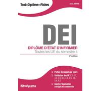 DEI Diplôme d'état d'infirmier (semestre 4) Toutes les UE du semestre 4 - Badia Jabrane - Studyrama Eds - broché - Scolaire / Universitaire
