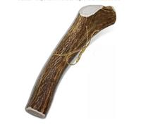 DEI NATURE - Cornes de cerf pour chiens entier- Taille L-Masticatif naturel - Renforce l'hygiène buccale - Résistantes et durables - Disponible en toutes tailles visitez notre boutique