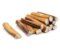 DEI NATURE Snack de nerf bovin Premium 12 pièces de 12 cm, nerf de veau, régime Barf,mastication pour chiens 100 % naturel, offre, pour santé bucco-dentaire et stress, longue durée LIVRAISON GRATUITE