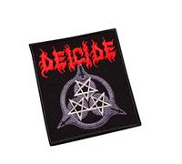 Deicide Red Satanic Death Metal, Black Thrash Immolation, nécrologie, Hellflame, Cannibal Corpse, Sodom3 Applique à repasser brodé