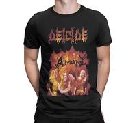 Deicide T Shirt for Men Pure Cotton Funny T-Shirts Black L