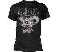Deicide Tričko Skull Horns Uni Black L