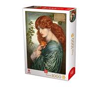 Deico Games 76717 Art Puzzle 1000 Dante Gabriel Rosetti Proserpine, Multicolore