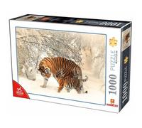 DEICO Puzzle Tigre et garçon 1000 pièces