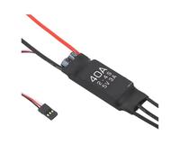 dEieHKw Contrôleur de Vitesse sans balais Lite 20 A, 30 A, 40 A ou 50 A 5 V Bec 2-4 S, fiable, for Avion RC, Drone FPV à voilure Fixe(40A 5V 3A)