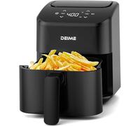 DEIME Friteuse à air 2,5 L,petite friteuse numérique compacte pour économiser de l'espace,cuire, réchauffer,rôtir pour des repas rapides et faciles,mini compacte et silencieuse,antiadhésive