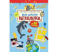 Dein genialer Rätselblock: ab 10 Jahren | Über 200 Kreuzworträtsel, Rechenaufgaben, Sudoku, Bilderrätsel und Malen für Mädchen und Jungen