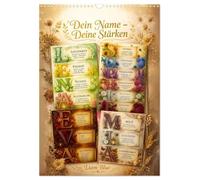Dein Name - Deine Stärken (Wandkalender 2027 DIN A3 hoch), CALVENDO Monatskalender: Stärken-Akrostichons für Anna, Maria, Lena, Julia, Emma, Sophie, Laura, Sarah, Nina, Eva, Mia & Clara