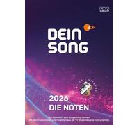 Dein Song 2026 - Die Noten: voice with accompaniment. Edition avec play-along.
