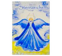 Dein Sternzeichen als Engel (Tischkalender 2026 DIN A5 hoch), CALVENDO Monatskalender: Sternzeichen Aquarelle als Engel