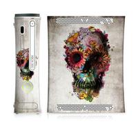 DeinDesign Autocollant Compatible avec Microsoft Xbox 360 Sticker Film Autocollant Fleur Tête de Mort Crâne