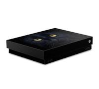 DeinDesign Autocollant Compatible avec Microsoft Xbox One X Sticker Film Autocollant Chat ¼il Noir