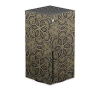 DeinDesign Autocollant Compatible avec Microsoft Xbox Series X Sticker Film Autocollant Or Abstrait Art