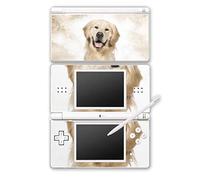 DeinDesign Autocollant Compatible avec Nintendo DS Lite Sticker Film Autocollant Chien Golden Retriever Animaux [Video Game]