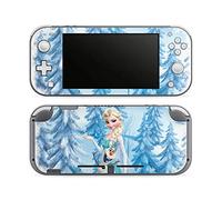 DeinDesign Autocollant Compatible avec Nintendo Switch Lite Sticker Film Autocollant La Reine des neiges Elsa Produit sous Licence Officielle Disney