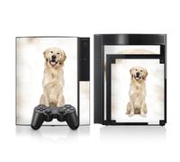 DeinDesign Autocollant Compatible avec Sony Playstation 3 Sticker Film Autocollant Chien Golden Retriever Animaux [Video Game]