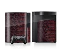 DeinDesign Autocollant Compatible avec Sony Playstation 3 Sticker Film Autocollant Crocodile Cuir Imprimé Animalier [Video Game]
