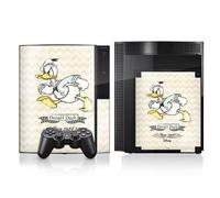 DeinDesign Autocollant Compatible avec Sony Playstation 3 Sticker Film Autocollant Donald Duck Vintage Produit sous Licence Officielle Disney [Video Game]