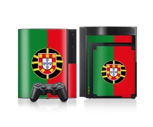 DeinDesign Autocollant Compatible avec Sony Playstation 3 Sticker Film Autocollant Drapeau Portugal Drapeaux [Video Game]