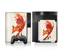 DeinDesign Autocollant Compatible avec Sony Playstation 3 Sticker Film Autocollant Renard Graphique Automne