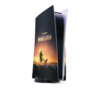 DeinDesign Autocollant Compatible avec Sony Playstation 5 Disc Edition Sticker Film Autocollant Motif de série Star Wars The Mandalorian