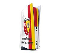 DeinDesign Autocollant Compatible avec Sony Playstation 5 Disc Edition Sticker Film Autocollant Racing Club de Lens RC Lens Football