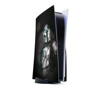 DeinDesign Autocollant Compatible avec Sony Playstation 5 Disc Edition Sticker Film Autocollant Star Wars The Mandalorian Produit sous Licence Officielle