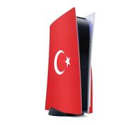 DeinDesign Autocollant Compatible avec Sony Playstation 5 Disc Edition Sticker Film Autocollant Turquie Drapeau Drapeaux