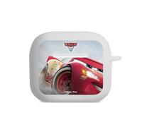 DeinDesign Coque a Mousqueton Compatible avec Apple AirPods (3.Generation) Coque Blanche Coque avec Mousqueton Lightning Mcqueen 95 Produit sous Licence Officielle Cars