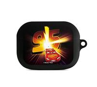 DeinDesign Coque a Mousqueton Compatible avec Apple AirPods Pro Coque Noire Coque avec Mousqueton Produit sous Licence Officielle Cars Lightning Mcqueen 95