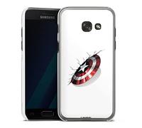 DeinDesign Coque Compatible avec Samsung Galaxy A3 Duos 2017 Étui Housse Captain America Produit sous Licence Officielle Marvel