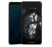 DeinDesign Coque Compatible avec Samsung Galaxy A8 (2018) Étui Housse Star Wars The Mandalorian Produit sous Licence Officielle