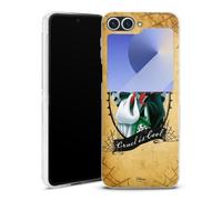 DeinDesign Coque Compatible avec Samsung Galaxy Z Flip 7 FE Étui Housse 101 dalmatiens Cruella Produit sous Licence Officielle