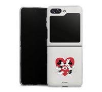 DeinDesign Coque Compatible avec Samsung Galaxy Z Flip5 Étui Housse Mickey & Minnie C½ur Disney