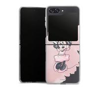 DeinDesign Coque Compatible avec Samsung Galaxy Z Flip5 Étui Housse Mickey & Minnie Disney Motif sans Fond