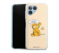 DeinDesign Coque en Silicone Compatible avec Fairphone 5 Etui Silicone Coque Souple Garfield Déclaration Chat