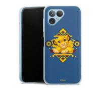 DeinDesign Coque en Silicone Compatible avec Fairphone 5 Etui Silicone Coque Souple Le Roi Lion Simba Produit sous Licence Officielle