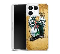 DeinDesign Coque en Silicone Compatible avec Fairphone 6 Etui Silicone Coque Souple 101 dalmatiens Cruella Produit sous Licence Officielle