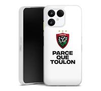 DeinDesign Coque en Silicone Compatible avec Fairphone 6 Etui Silicone Coque Souple RC Toulon Logo Produit sous Licence Officielle