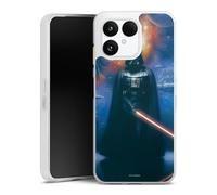 DeinDesign Coque en Silicone Compatible avec Fairphone 6 Etui Silicone Coque Souple Star Wars Darth Vader Articles pour Fans
