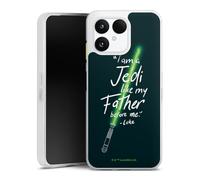 DeinDesign Coque en Silicone Compatible avec Fairphone 6 Etui Silicone Coque Souple Star Wars Sabre Luminescent Luke Skywalker