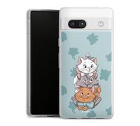 DeinDesign Coque en Silicone Compatible avec Google Pixel 7a Etui Silicone Coque Souple Disney Aristochats Chat