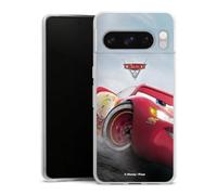 DeinDesign Coque en Silicone Compatible avec Google Pixel 8 Pro Etui Silicone Coque Souple Lightning Mcqueen 95 Produit sous Licence Officielle Cars