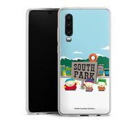 DeinDesign Coque en Silicone Compatible avec Huawei P30 Etui Silicone Coque Souple South Park Logo Produit sous Licence Officielle